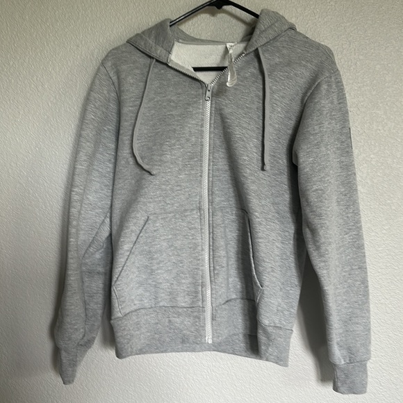 ALO yoga, gray zipper hoodie - Picture 3 of 8